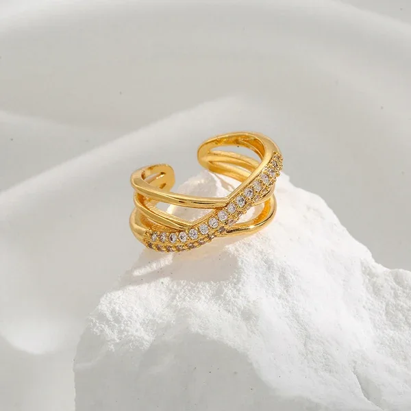 AD Criss Cross Ring – alternate view