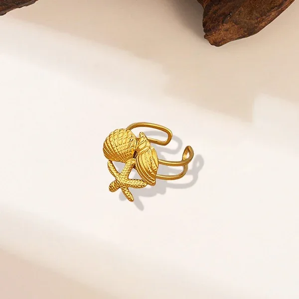 Seashell Starfish Ring – Fine Taraa personalised gifting