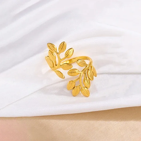 Gold Leaf Ring – Fine Taraa personalised gifting