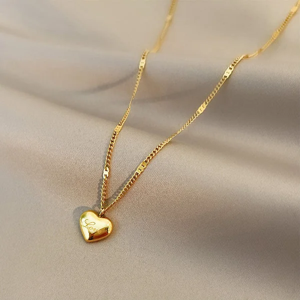 Love Heart Necklace – Fine Taraa personalised gifting