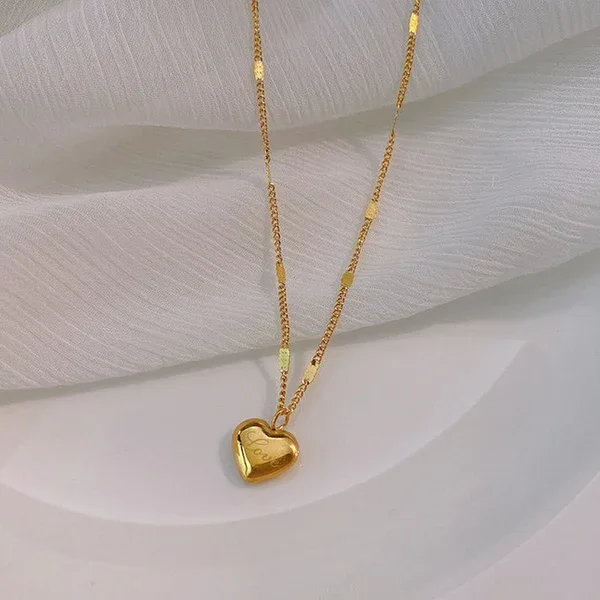 Love Heart Necklace – alternate view