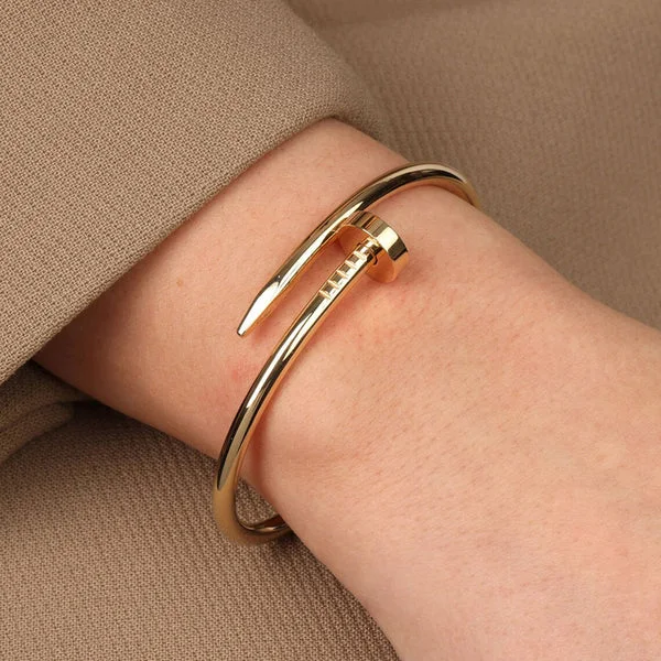 Nail Cuff Bracelet – alternate view