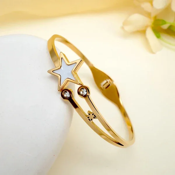 White Star Bangle Bracelet – alternate view