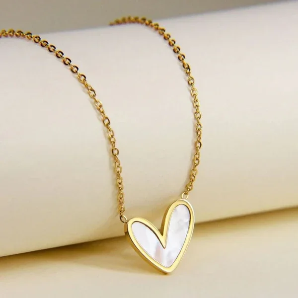 Pearl Heart Necklace – Fine Taraa personalised gifting
