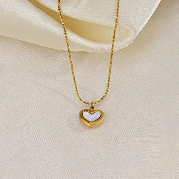 Classic White Heart Necklace – Fine Taraa personalised gifting