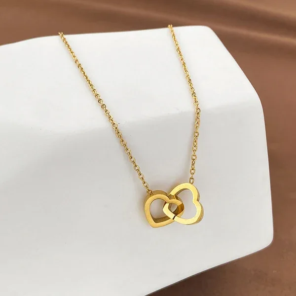 Heart Linked Necklace – Fine Taraa
