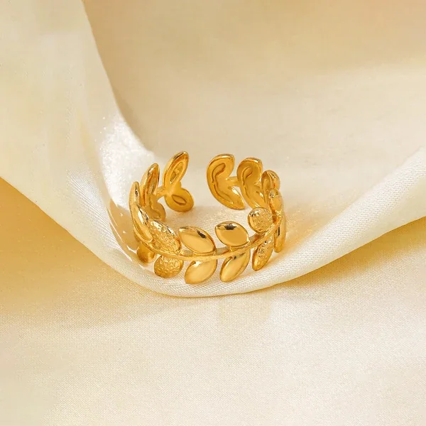 Leaf Adjustable Ring – Fine Taraa